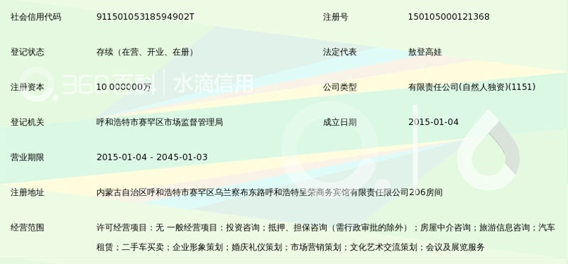 内蒙商务咨询